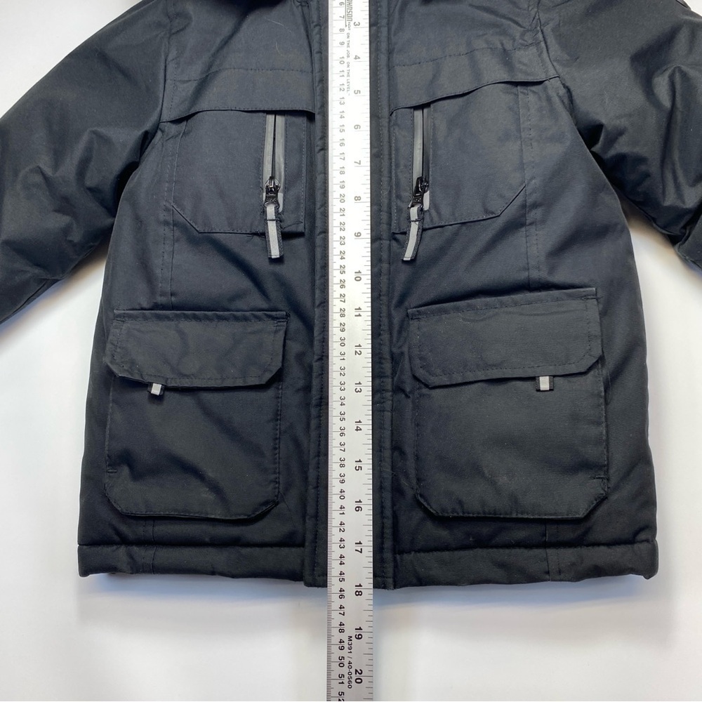 Canadiana Winter Coat Jacket Kids Size 3T Black 100% Polyester - Picture 2 of 8
